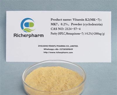 Vitamine K2 (MK-7); MK7, 0,2%, poudre (cyclodextrine) CAS 2124-57-4